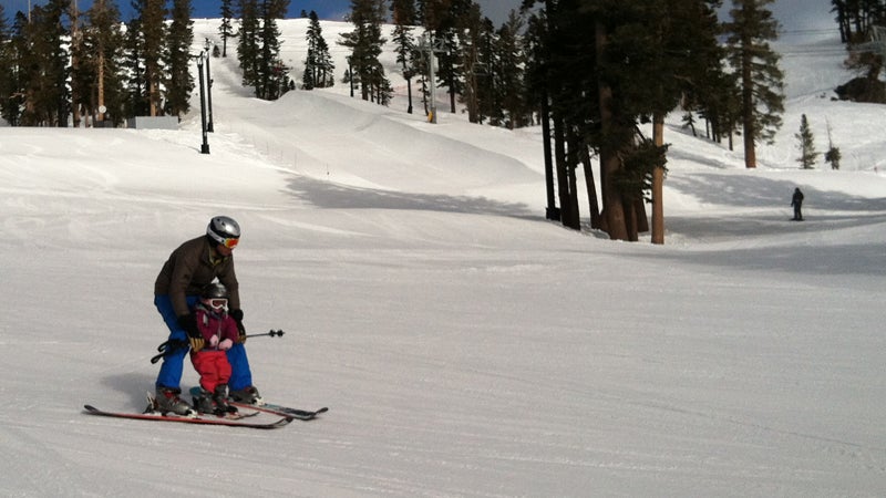 Five just might be the perfect age to teach a child to ski.