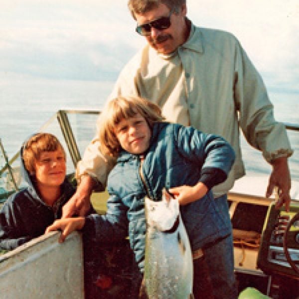 Steven Rinella and family