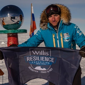 Nineteen-year-old Parker Liautaud at the South Pole.
