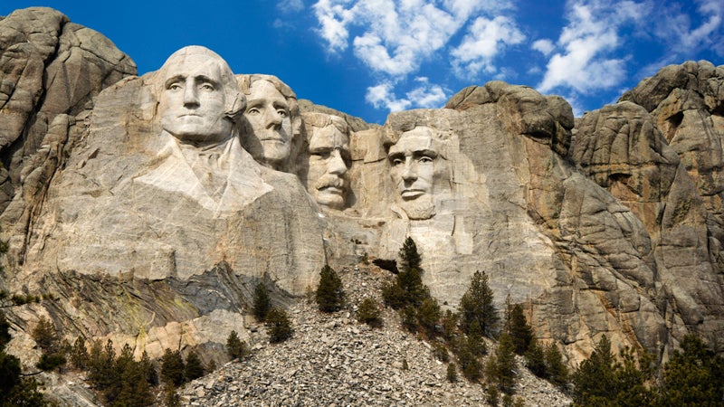 Mount Rushmore National Monument.