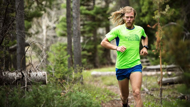 Timothy Olson training in Jackson Hole, Wyoming