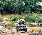 The Land Rover at journey's end.