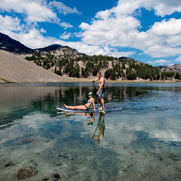cascade lakes highway moraine lake sup