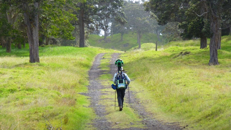 OutsideOnline Google Trekker Hiking: Street View