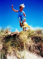 Molly Stark-Ragsdale dune jumping