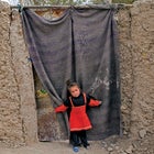 Outside magazine May 2014 girl Kabul IDP camp dwelling young