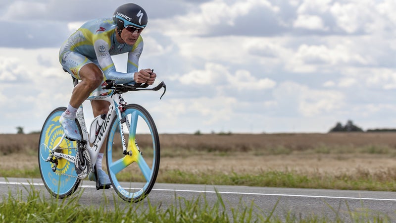 The Kazak cyclist Vinokourov Alexandr