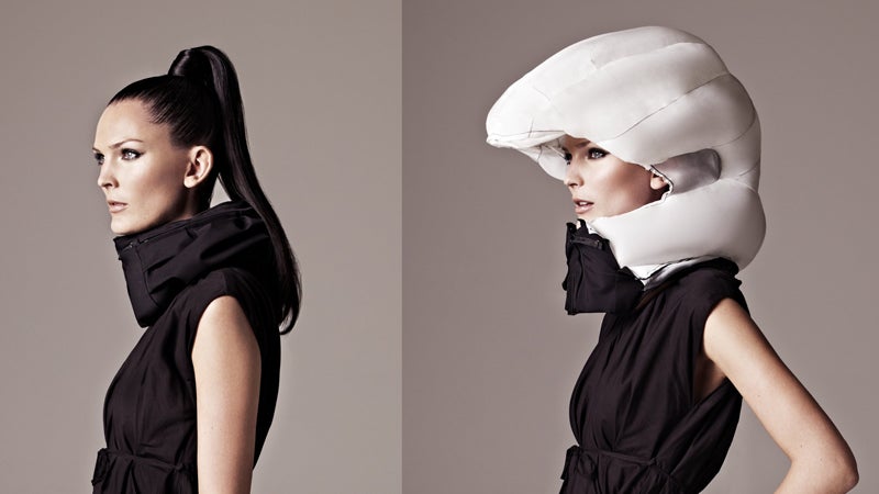 Hövding inflatable helmet bike helmet inflatable cyclist bike safety outside online outside magazine