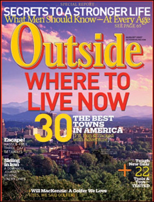 Outside Magazine, August 2007