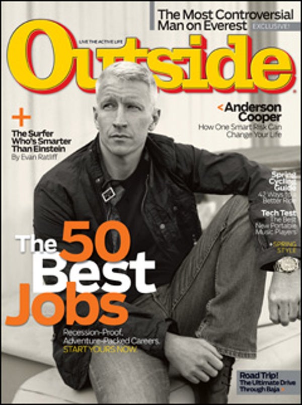 Anderson Cooper, Outside Magazine, May 2008