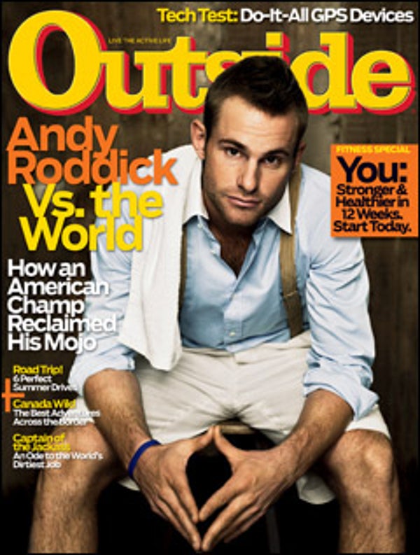 Andy Roddick, Outside Magazine, July 2008