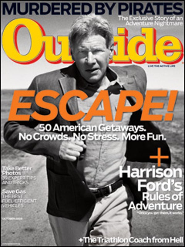 Harrison Ford, Outside Magazine, October 2008