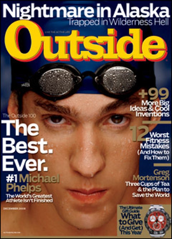 Michael Phelps, Outside Magazine, December 2008