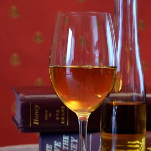 OutsideOnline mead meadery honey water time ferment fermentation plus equals nectar norsemen Gods come-back ancient times process age-old glass wine bee honeybee fermented make mine