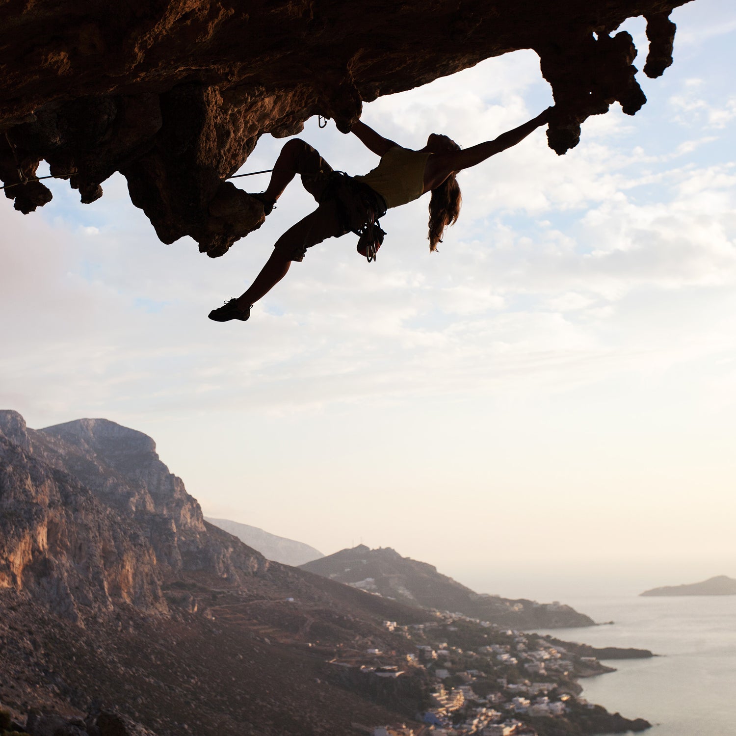 resolutions healthy start new you rock climbing female climber badass outside outside magazine outside online outside archives caffeine naps juice cleanse honesty keyes sender climbing progress reaching goals perseverance