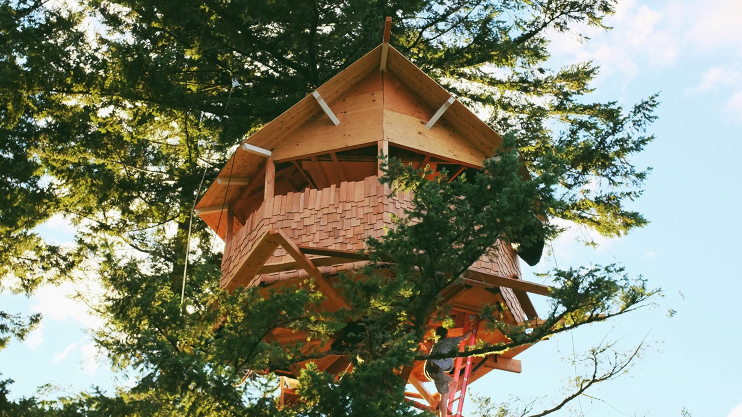 Foster Huntington #vanlife home is where you park it treehouse skatepark columbia river gorge shelter gear shed outside outside online outside magazine