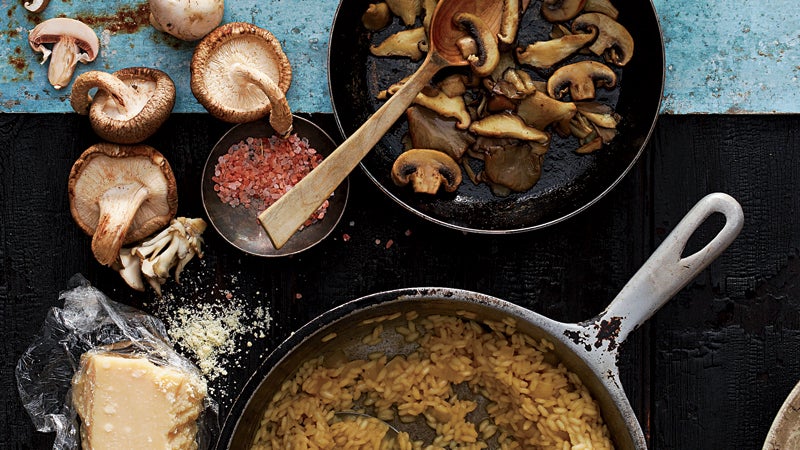 mushroom risotto