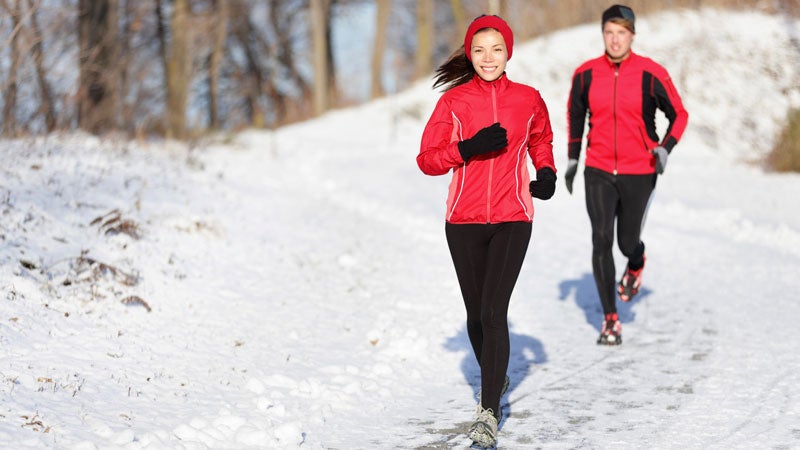 How should you prepare for a winter run?