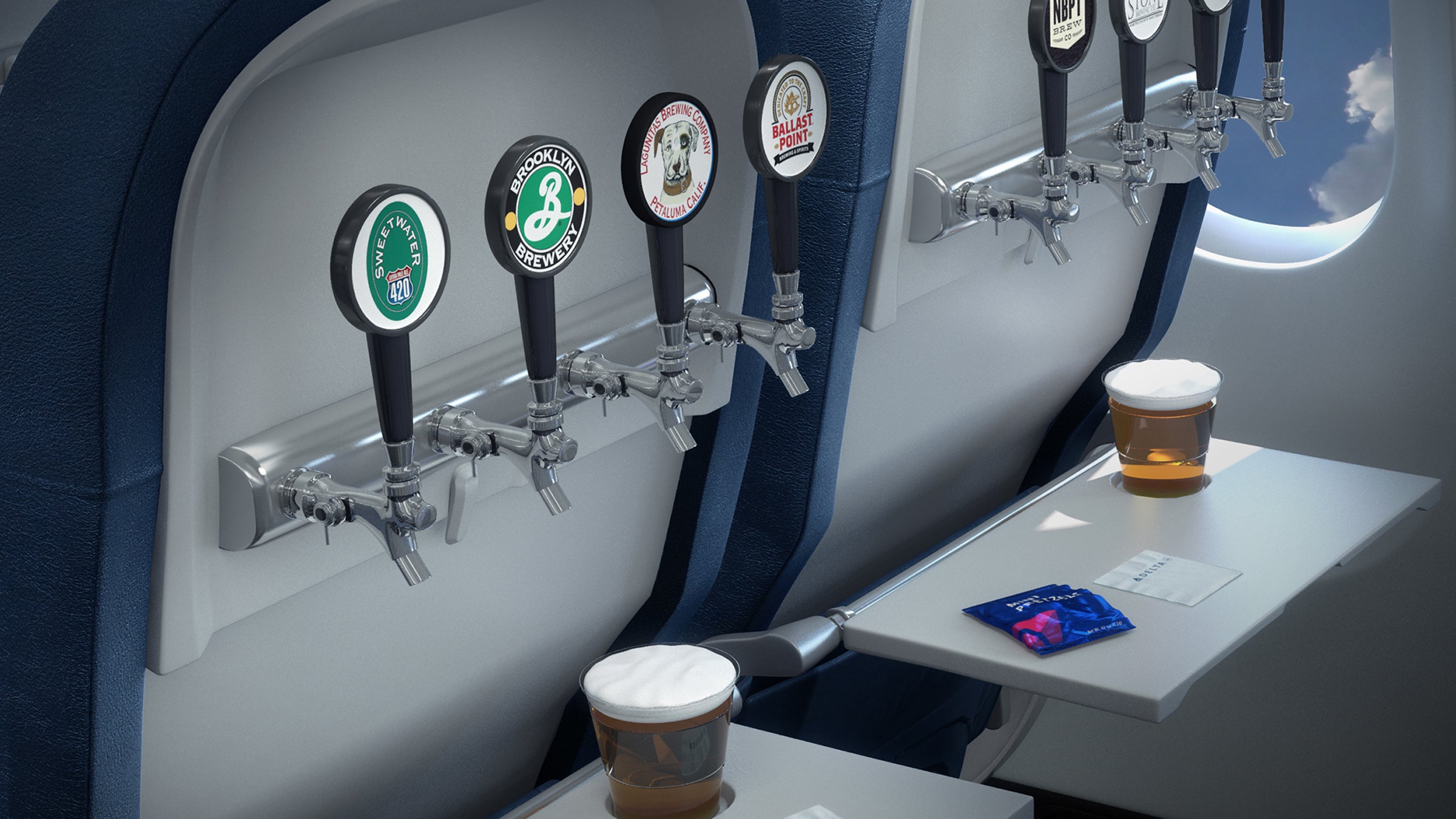 delta craft beer alcohol air travel