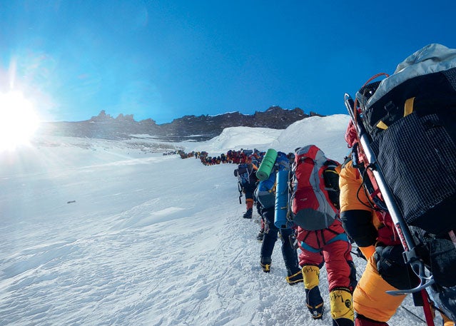Mount Everest climbers Sherpas Nepal guides mountaineering