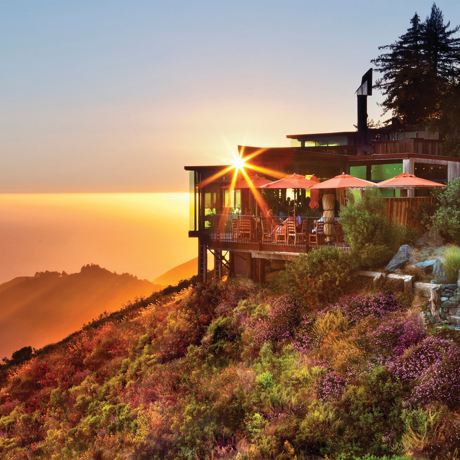 Chris Clayton Post Ranch Inn Big Sur California farm to table outside outside magazine outside online base camp escapes san francisco stainless steel hot tub john cox cliff house