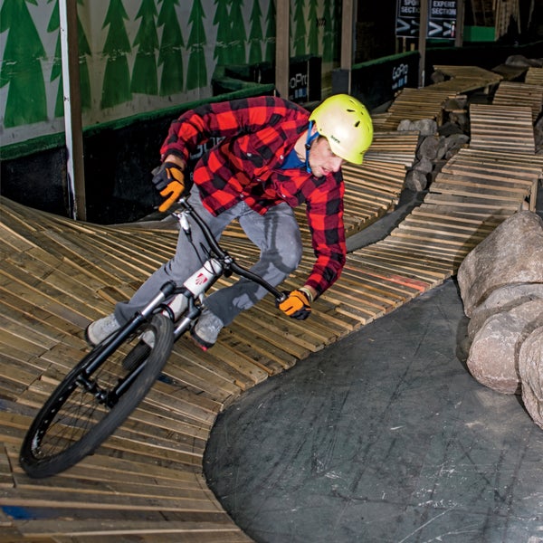 Ray's Indoor MTB Park in Milwaukee, WI.