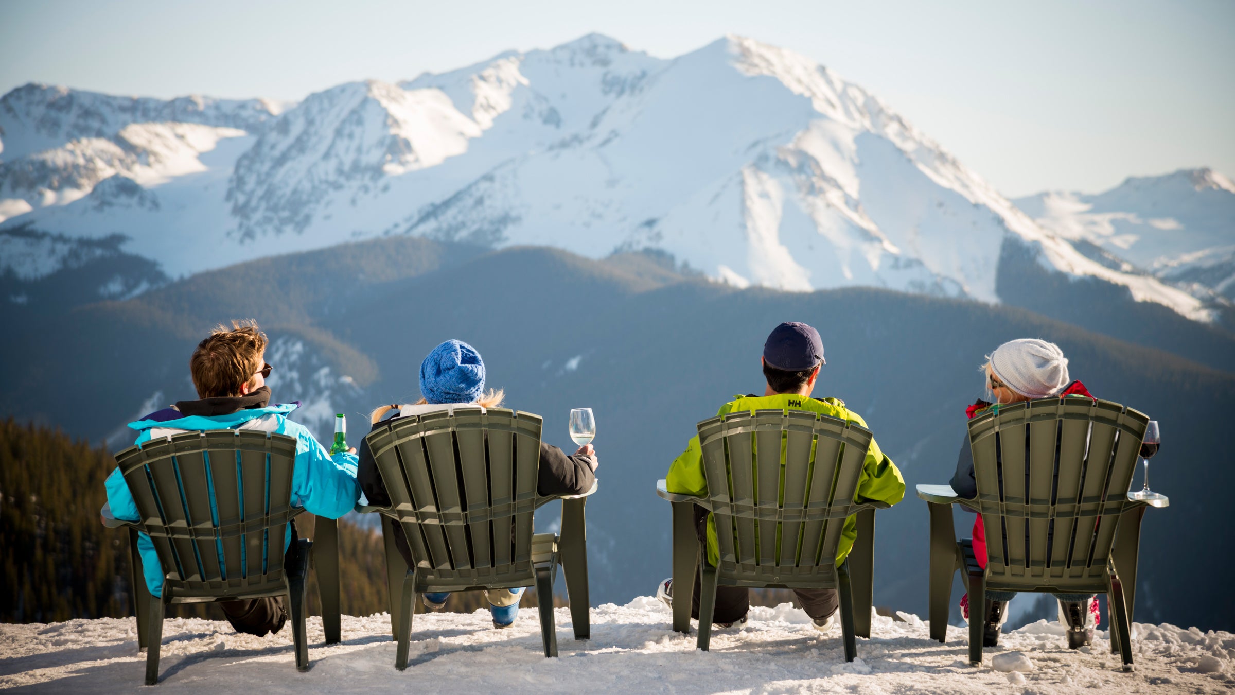 Apres Aspen Mountain Dan Bayer Dining Group sun Sundeck sunny Sunset sunshine View