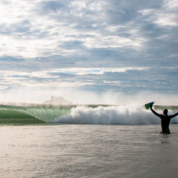 Keith Malloy, ready to bodysurf