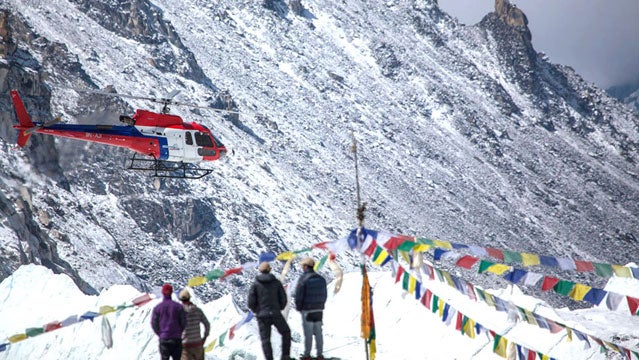 everest rockfall