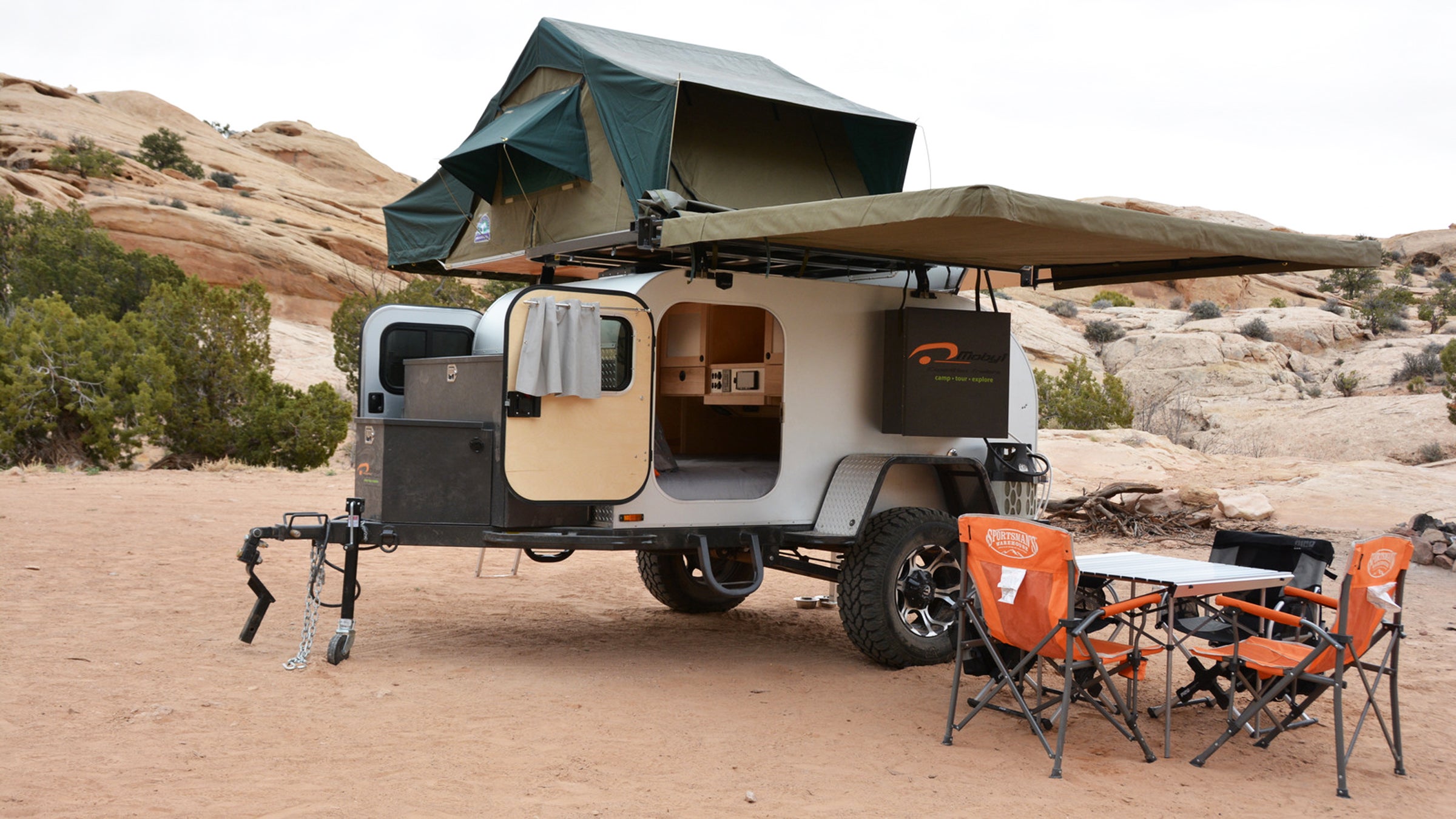 Moby Trailer Desert camping van life Outside Online gear