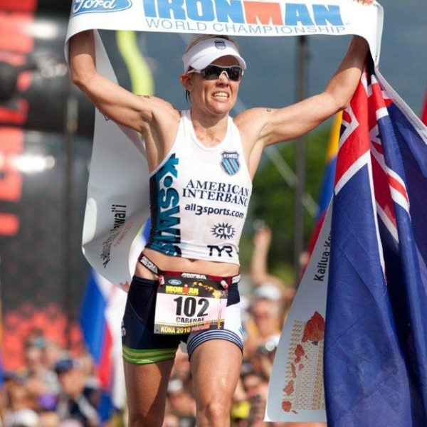 Mirinda Carfrae wins Ironman World Championships, 2010