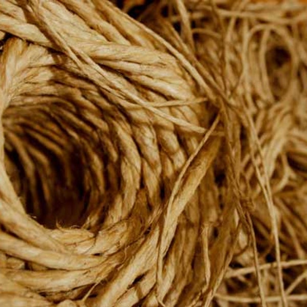 Natural-fiber rope