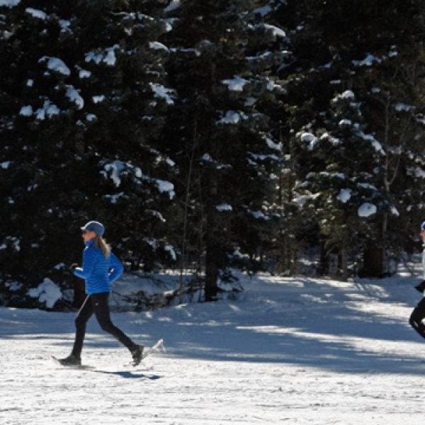 Florida resident Ceal Muldoon trains at the Enchanted Forest XC Ski and Snowshoe Area in Red River, New Mexico.