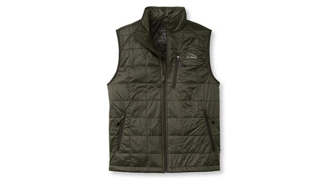 LL Bean Ascent Packaway insulated vests outside gear guy bob parks