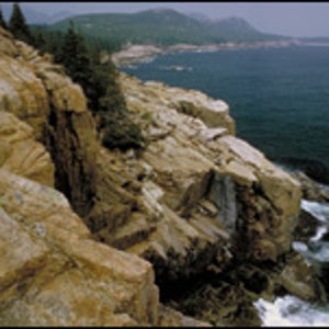 Acadia National Park's rocky coastline, Maine