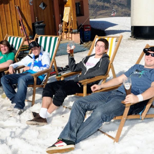 beer snow skiing bros spring break winter mountain