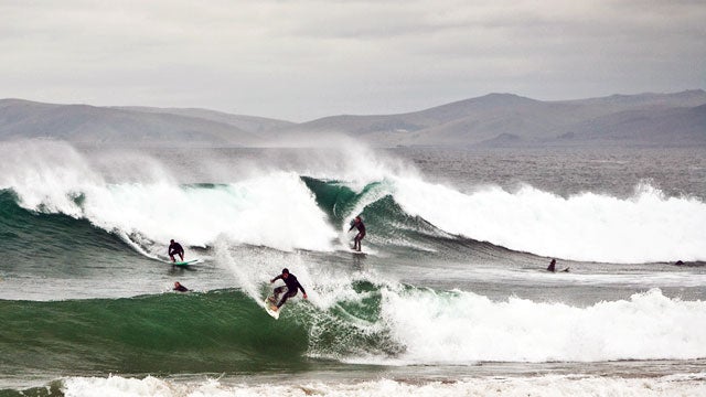 Big waves in Morro Bay