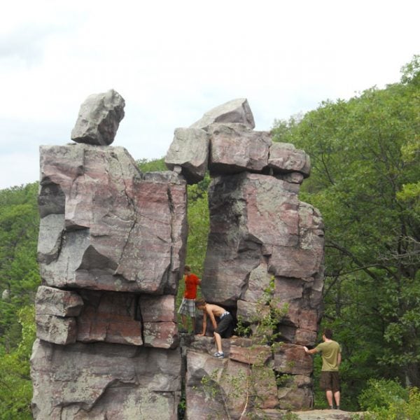 The Devil's Doorway at Devil's Lake State Park