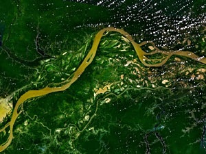 The Amazon, as seen from space.