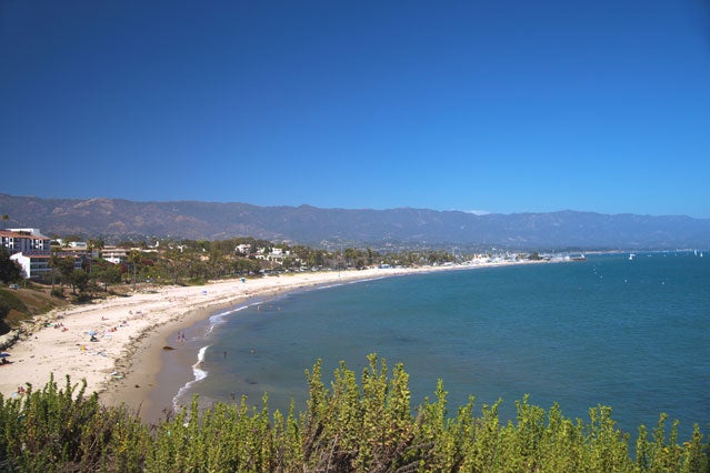 West, East, and Leadbetter Beaches.