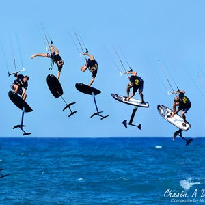 Pro kitesurfer Damien LeRoy.