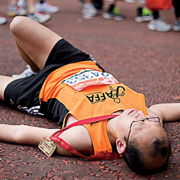peak fitness marathon rest training