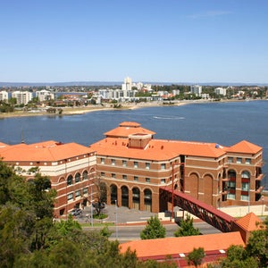 Looking south over King's Park in Perth, Australia.