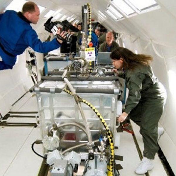 NASA tests an EBF3 3-D printer
