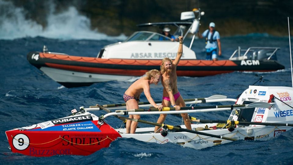 Duo Breaks Atlantic Rowing Record Outside Online