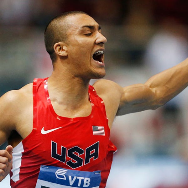 Ashton Eaton 60m heptathlon man