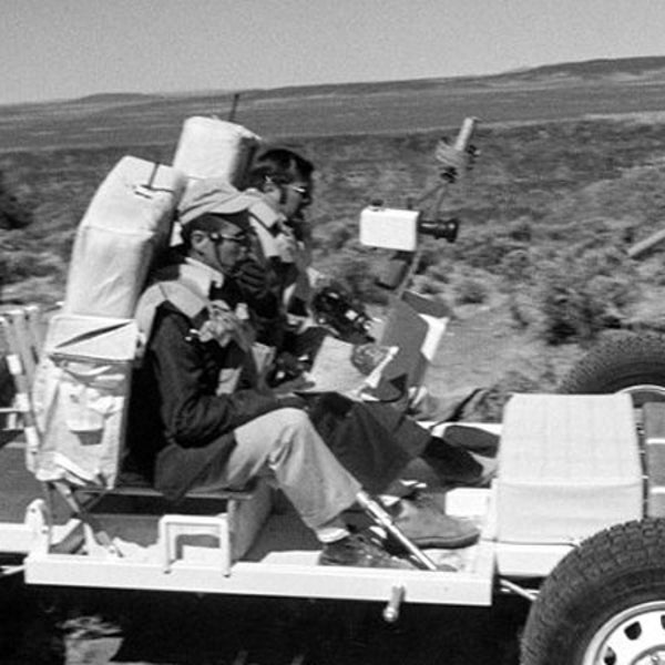 OutsideOnline Apollo moon mission Buggy Pacific International Space Cen Executive Director Rob Kelso vi Big Island Hawaii lunar landscape train training photos surface unpublished released astronauts roving vehicle 1971 Apollo 17