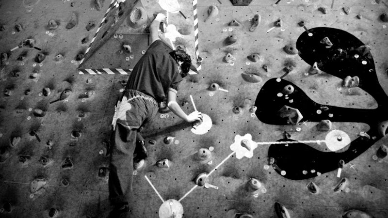 It's like connect the dots--but with 2014 climbing-style.