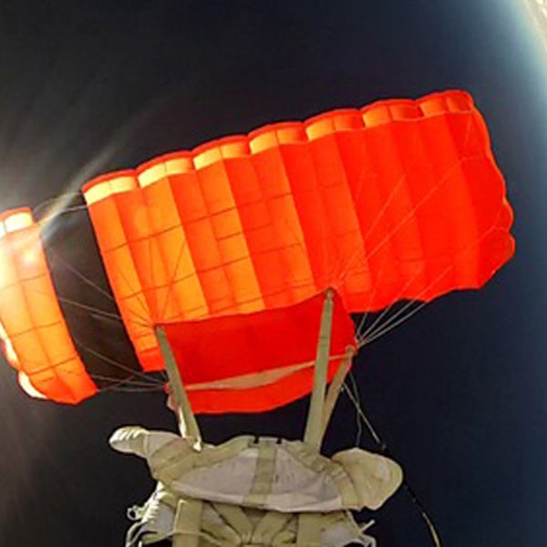 World View's parafoil safely floated their test vehicle from a height of 120,000 feet.