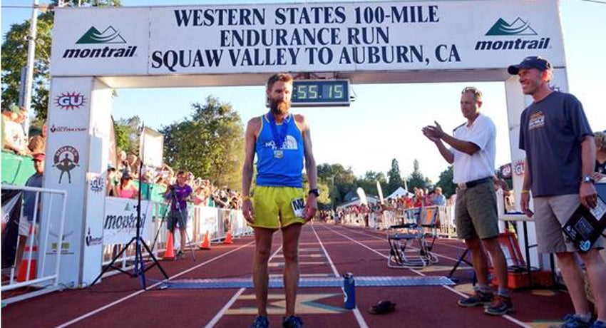 The North Face's Rob Krar wins Western States after placing second in 2013.